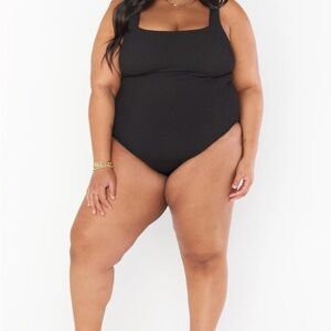 Women’s Scrunch Black Swimsuit